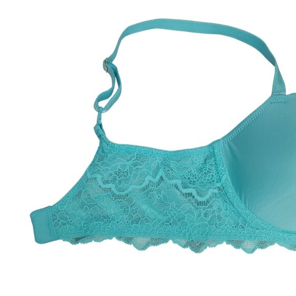 Victoria's Secret Dream Angels Push-Up Bra Size 32D Green - Picture 5 of 9